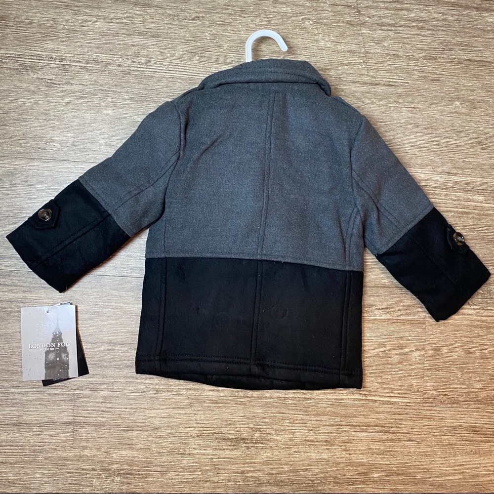 London Fog Boys 12 Month Peacoat - Picture 2 of 2